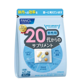 日本FANCL20开始维生素营养包 男性用