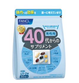 日本 FANCL40岁开始 成人男性男士40岁复合八合一综合维生素30日 男性用 